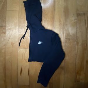 Black Nike zip-up sweatshirt